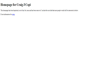 Tablet Screenshot of craig.copi.org